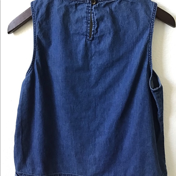 Denim Crop Top - Picture 3 of 3